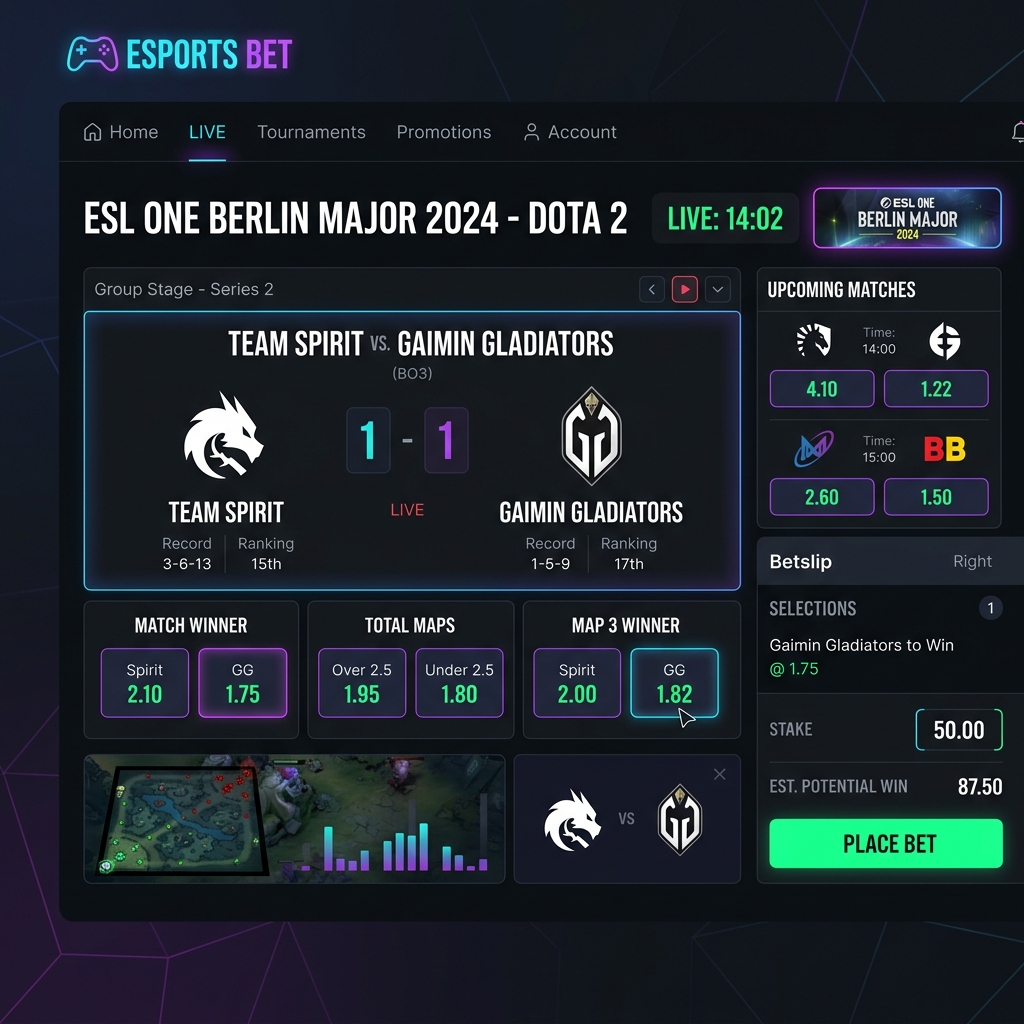 BetPro eSports Live Betting Markets